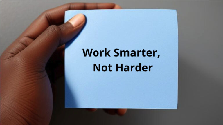 Work Smarter, Not Harder: 5 Steps to Improve Your Productivity
